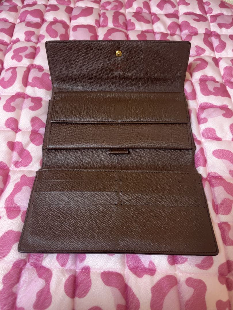 ルイヴィトン ダミエ 3つ折り長財布