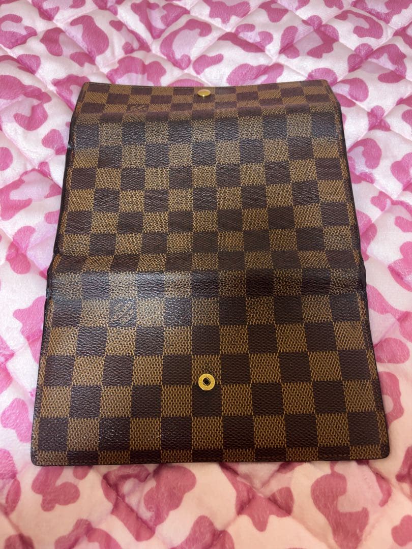 ルイヴィトン ダミエ 3つ折り長財布