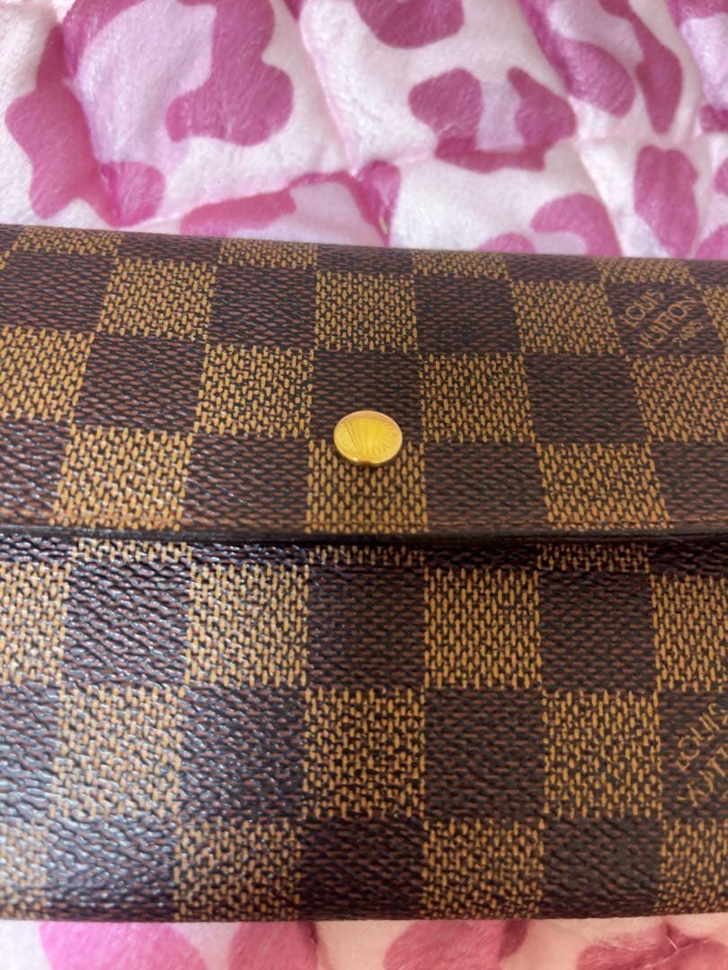 ルイヴィトン ダミエ 3つ折り長財布