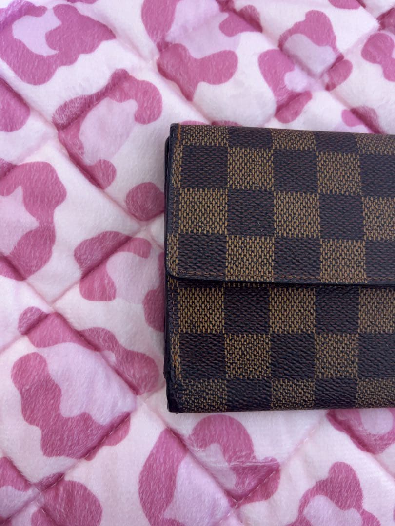 ルイヴィトン ダミエ 3つ折り長財布
