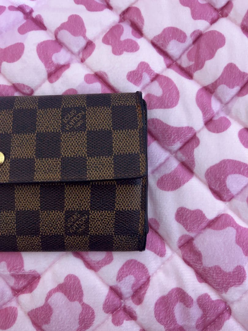 ルイヴィトン ダミエ 3つ折り長財布