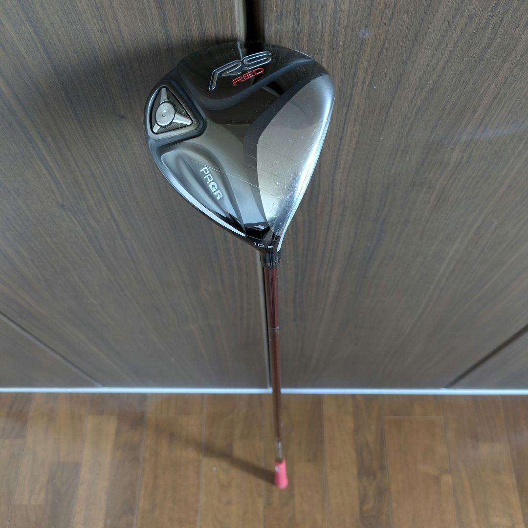 プロギア短尺ドライバーRSREDゴルフクラブ赤シニア初心者フジクラスピーダーR