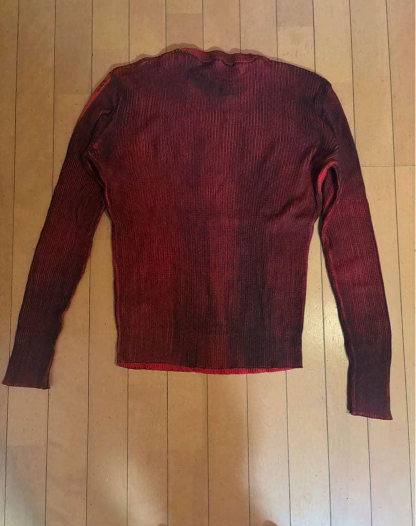 トップス jaded london Red Scrape Knit