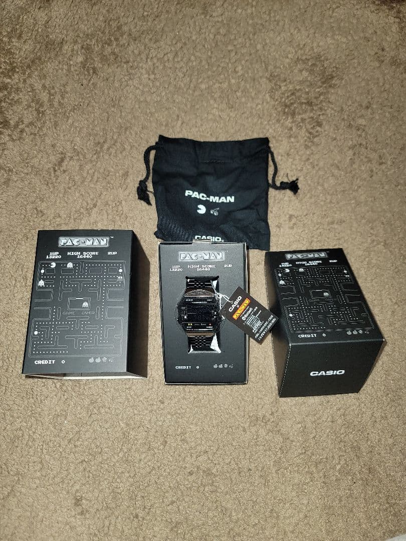 【レア 新品未使用】CASIO ABL-100WEPC-1BJR　パックマン