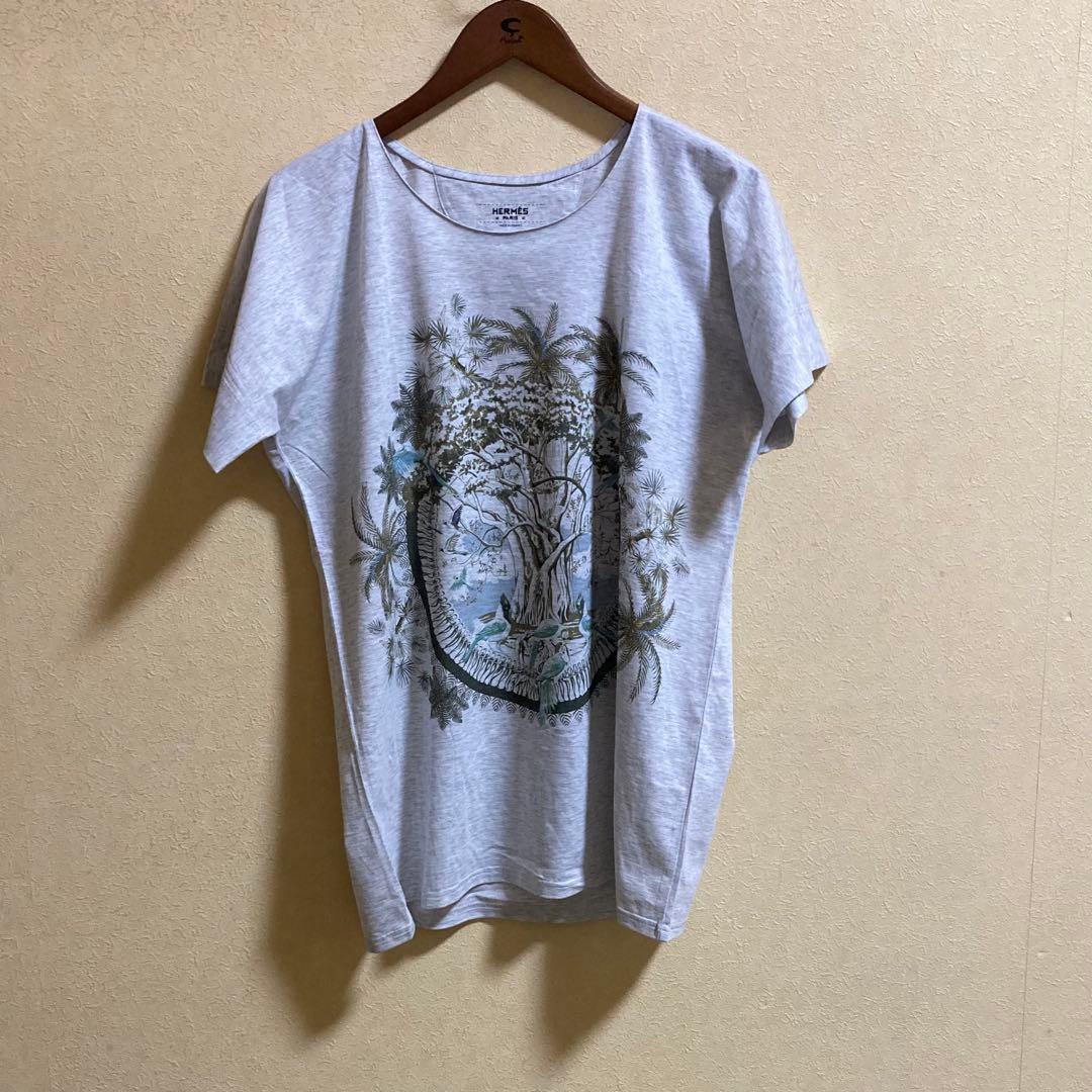 [美品]HERMESエルメス　レディース Tシャツ サイズ34