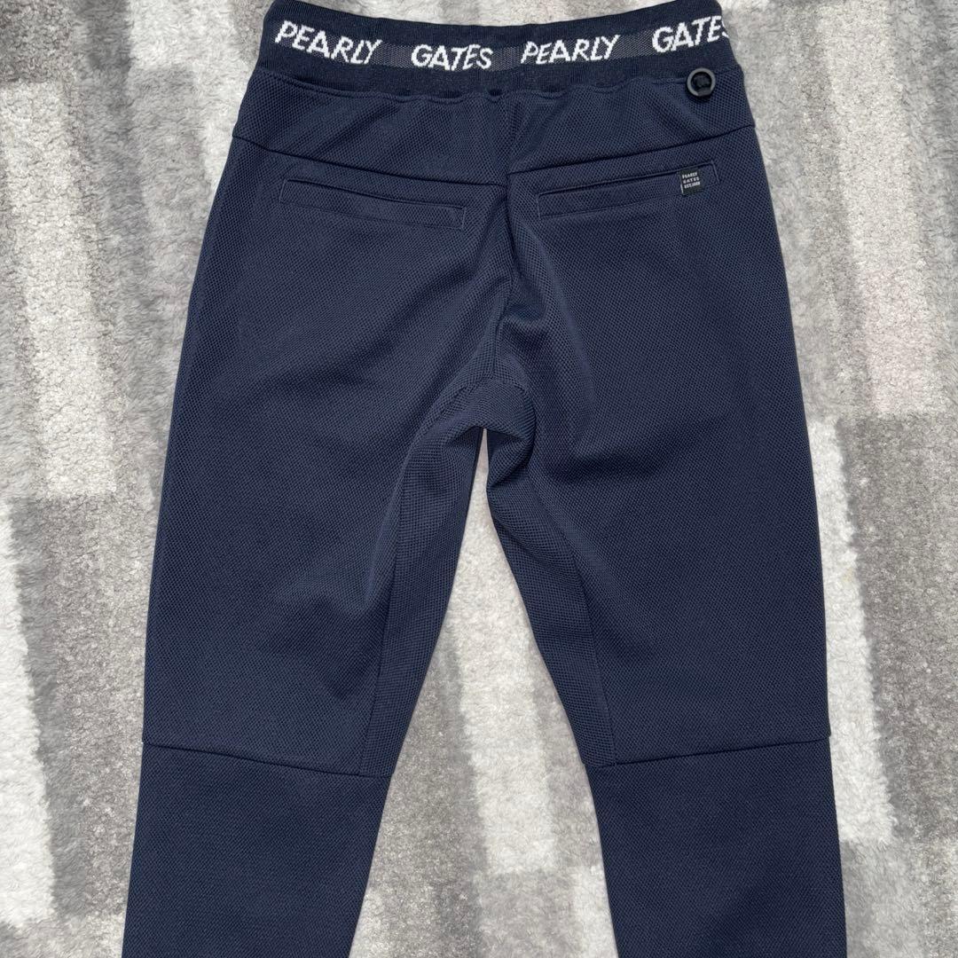 パーリーゲイツ ジョガーパンツ　ゴルフパンツ1(M) レディース　ネイビー系