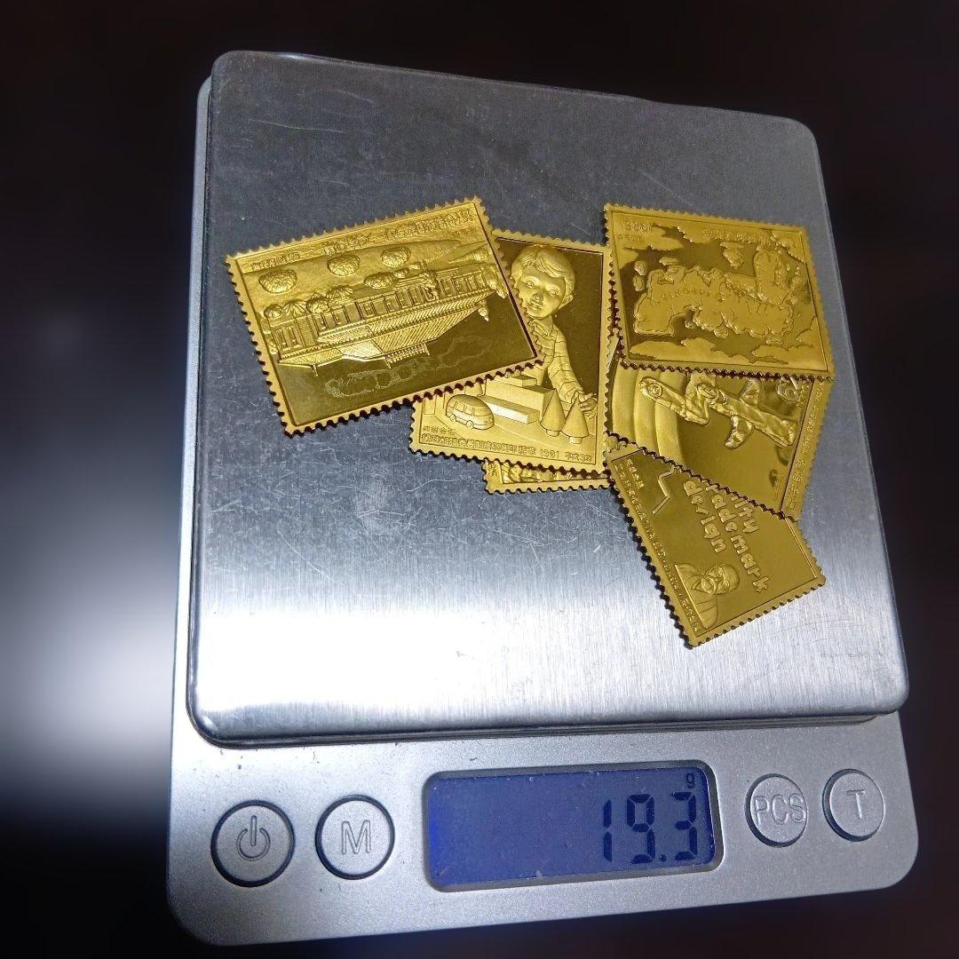 松本徽章工業　特別郵趣　純金/純銅、純銀金張、純金張/純銅プレート　合計15枚