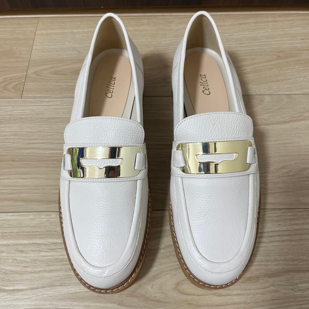 新品【日本製・本革】Celica by BARCLAY厚底ローファー 24