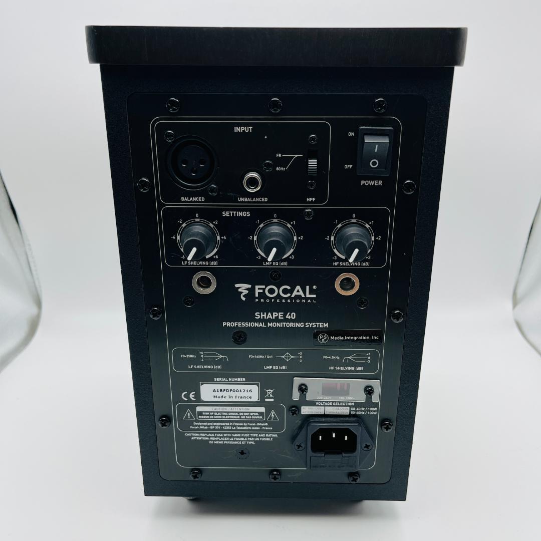 FOCAL Shape40 スタジオモニタースピーカー 2個セット