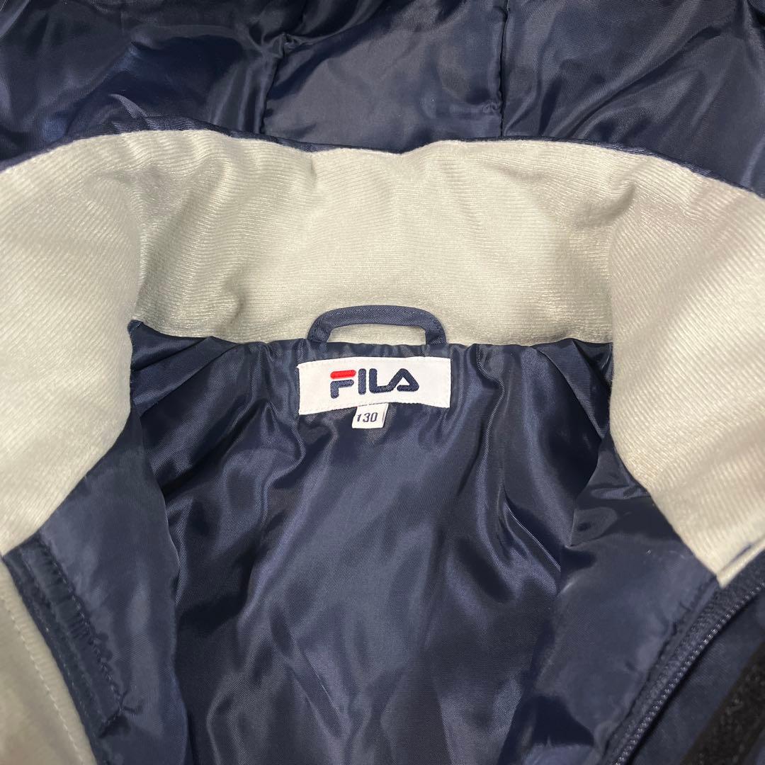 未使用 FILA スキーウェア 130 120 スノーウェア 男の子 ウエア上下