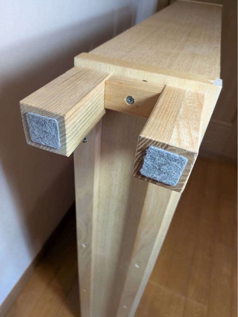 ■送料込■無印良品 木製薄型ラック ワイド小 奥行14cm 本棚 棚