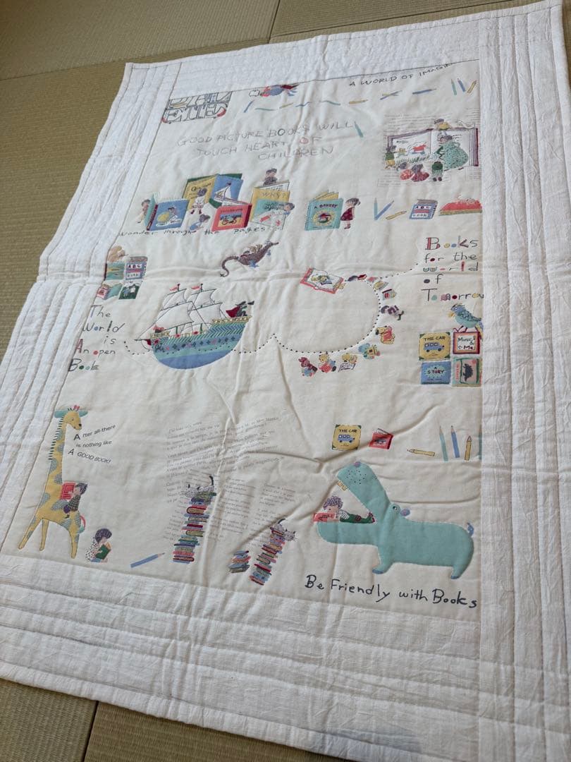 ハンドメイド　パッチワークキルト