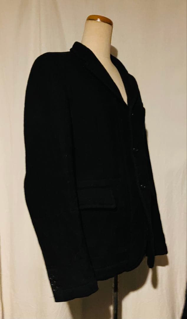 美品ブラックコムデギャルソン　キルティングジャケット