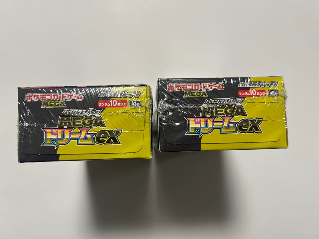 ポケモンカードゲーム MEGAドリームex ポケカ　シュリンク付き　2BOX