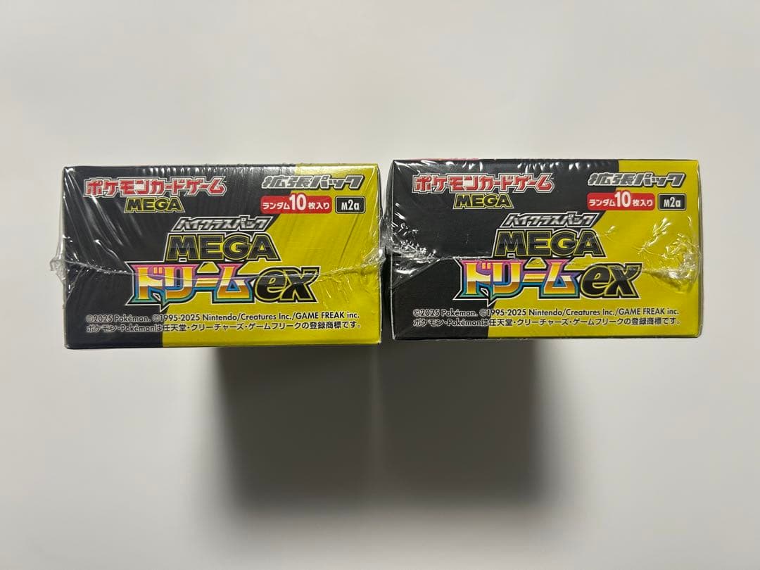 ポケモンカードゲーム MEGAドリームex ポケカ　シュリンク付き　2BOX