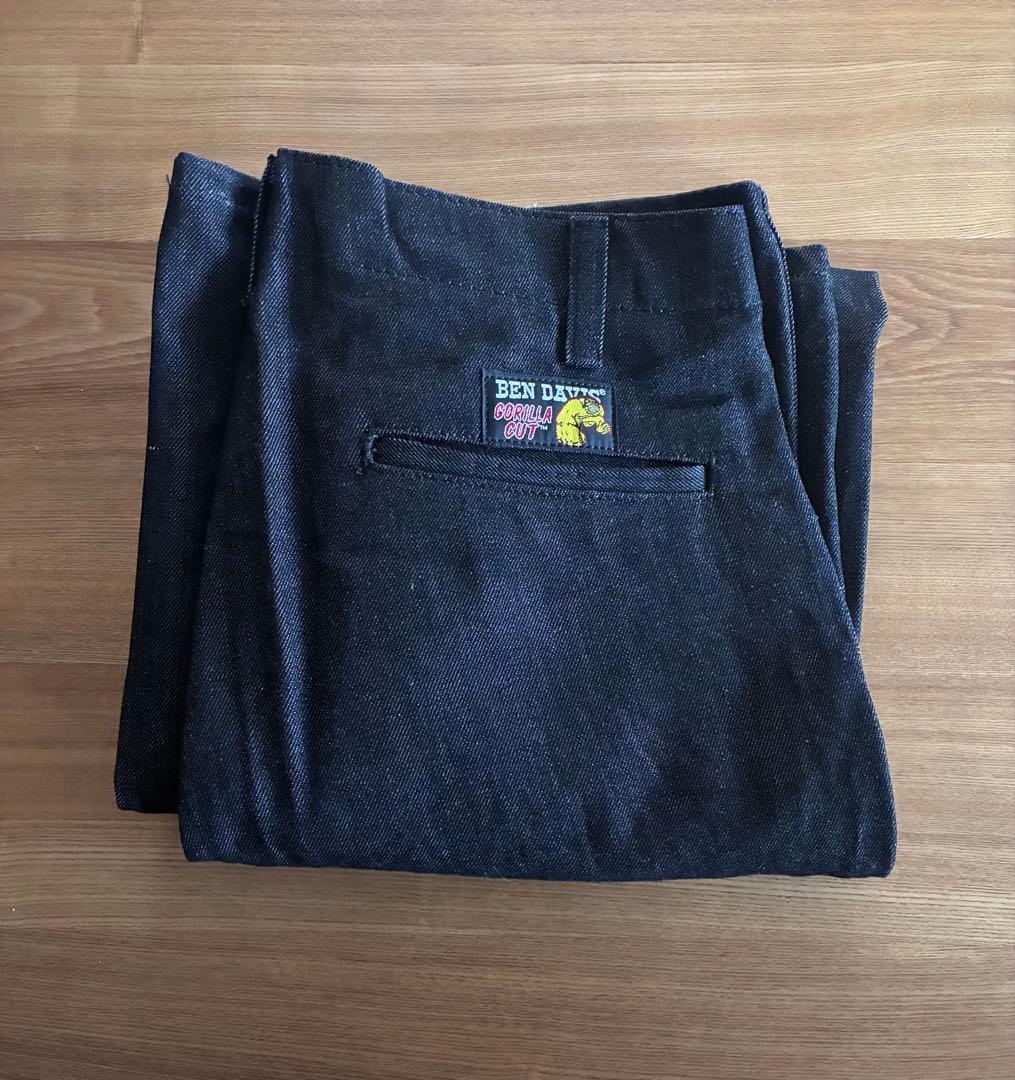 BEN DAVIS ベンデイビス ゴリラカット ブラック デニム W38L32