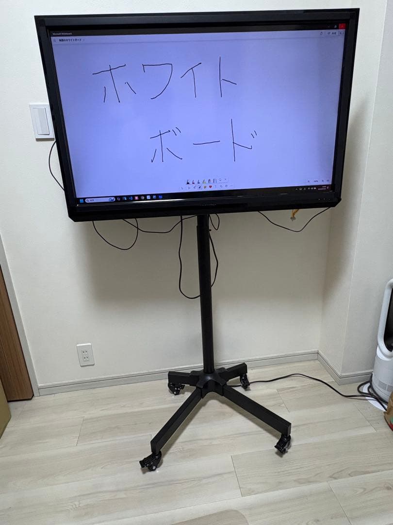 【即購入ＯＫ】40インチ移動式ホワイトボードとして利用可能テレビモニター