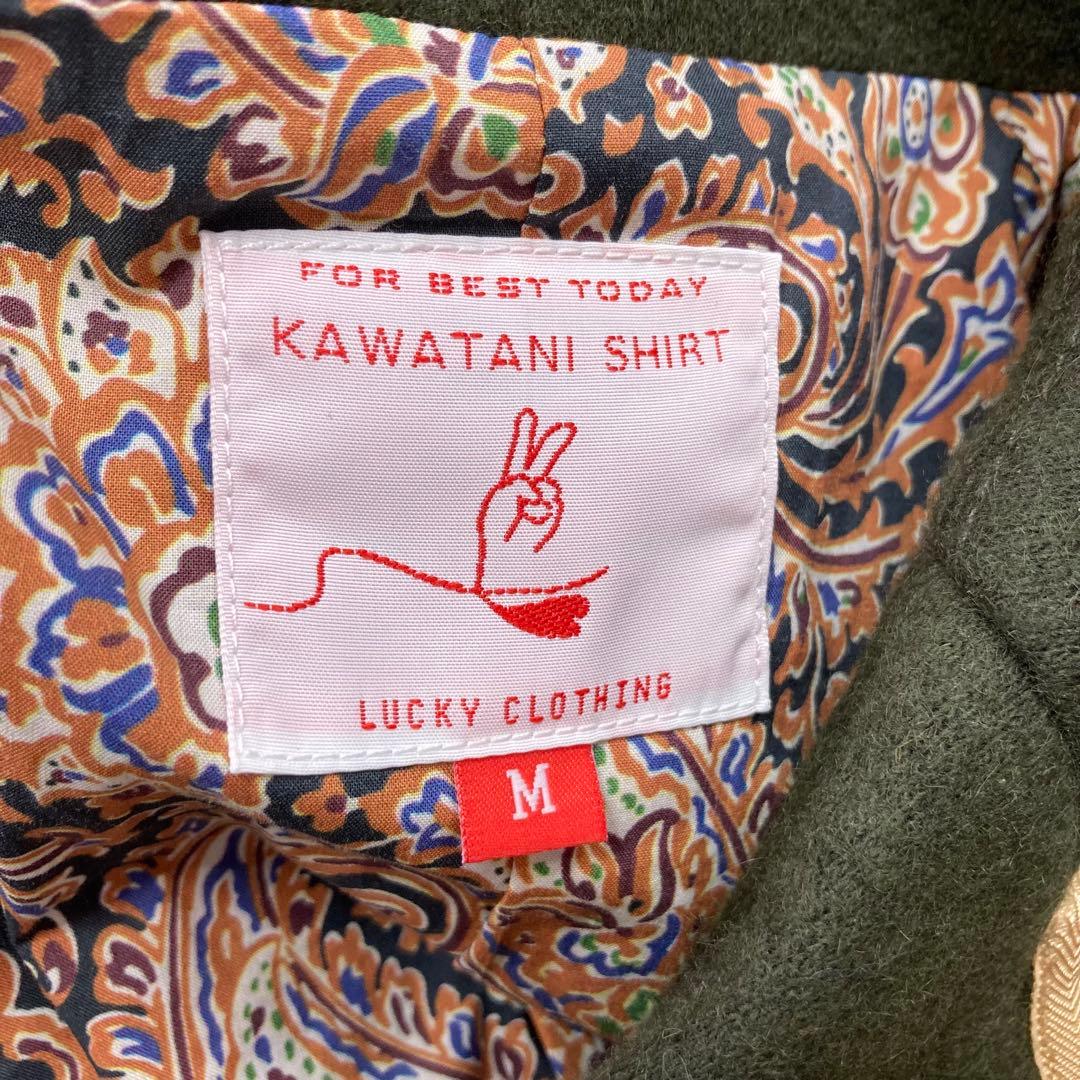 レディース KAWATANI SHIRT エルボーパッチ ウールジャケット