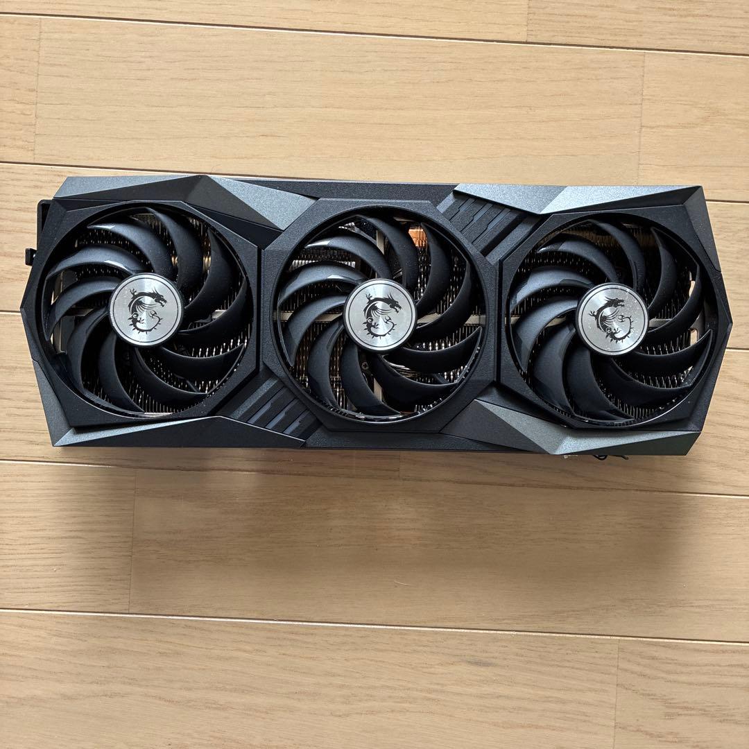 MSI RTX 3090 ヒートシンク　ファン　バックプレート　LED