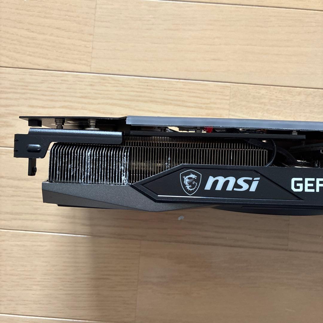 MSI RTX 3090 ヒートシンク　ファン　バックプレート　LED