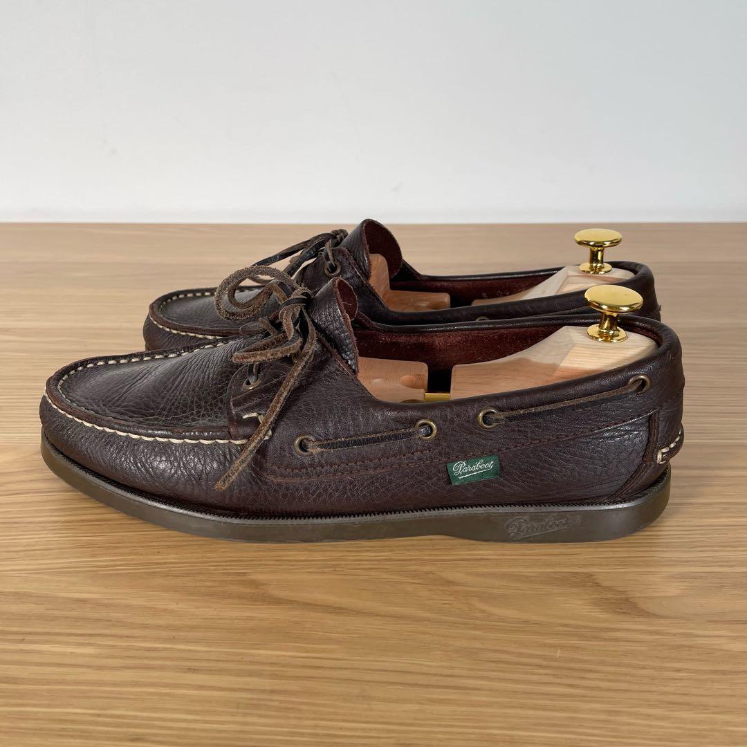 パラブーツ バース マリーン デッキシューズ ブラウン　8