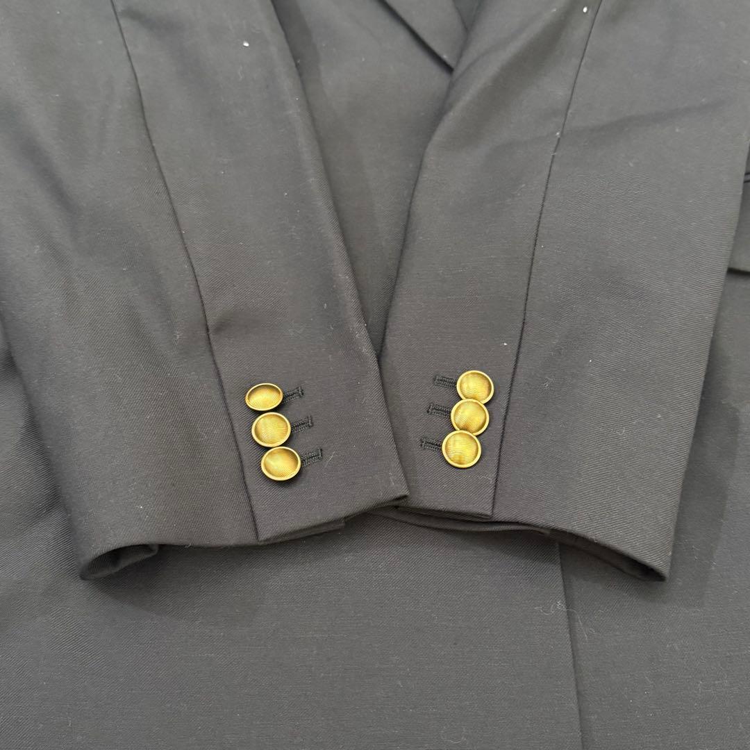 24SS✨ミラオーウェン 金釦ダブルブレストロングブレザー ネイビー FREE