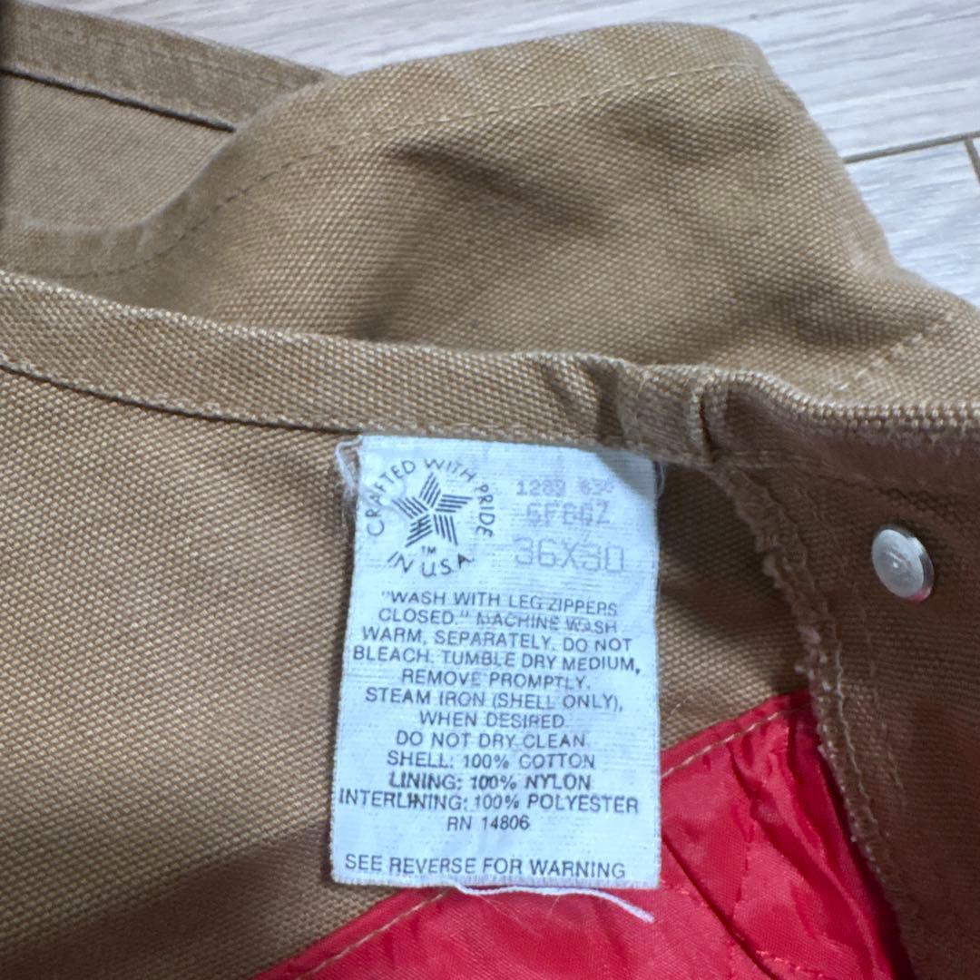 Carhartt 100周年モデル ダック地 オーバーオール ダブルニー