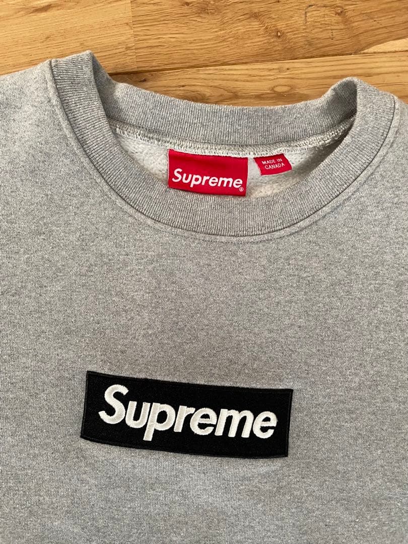 supreme box logo crew neck トレーナー