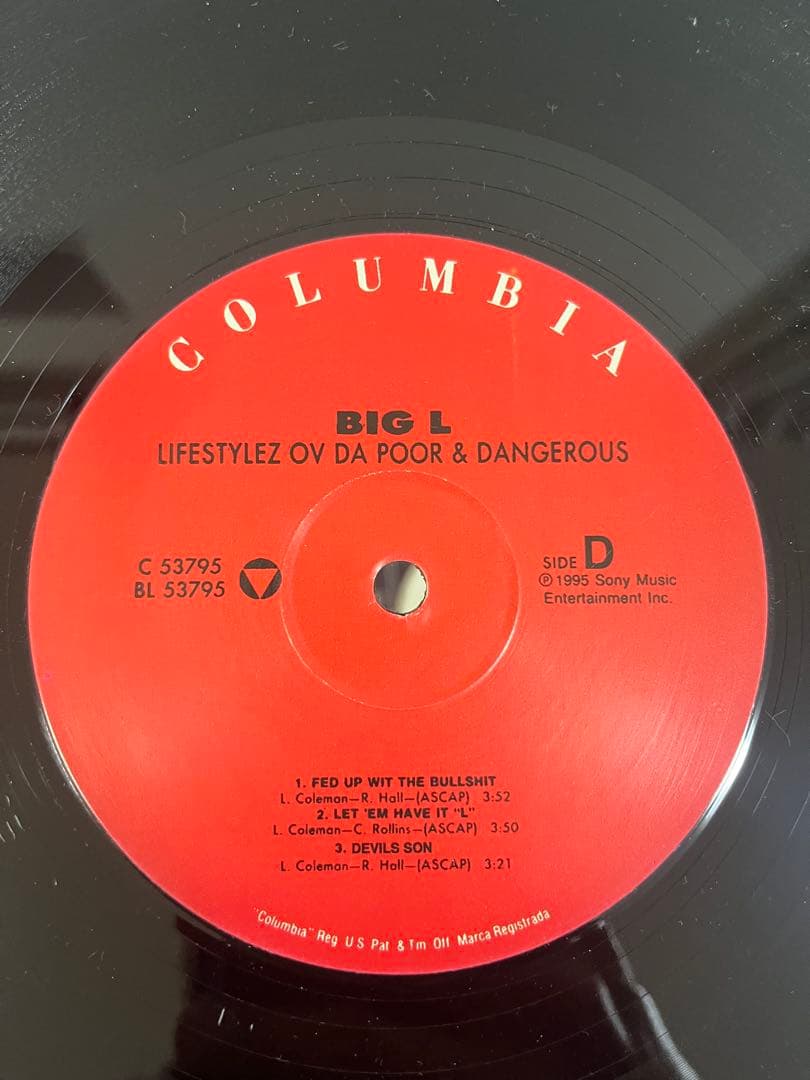洋楽 Big L Lifestylez Ov Da Poor & Dangerous
