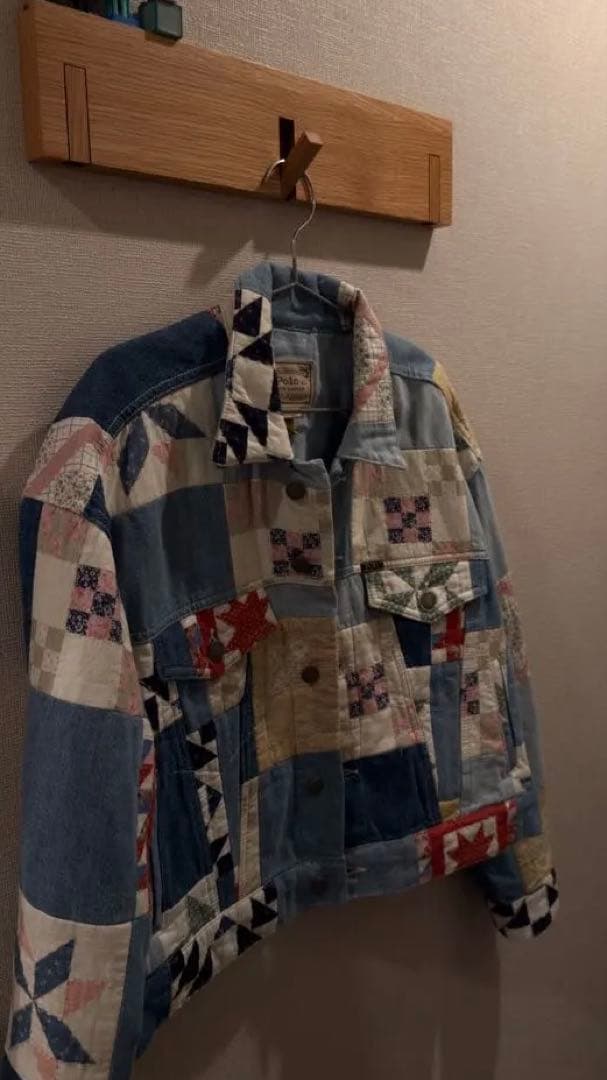ポロラルフローレンPOLORALPHLAUREN パッチワーク デニムジャケット