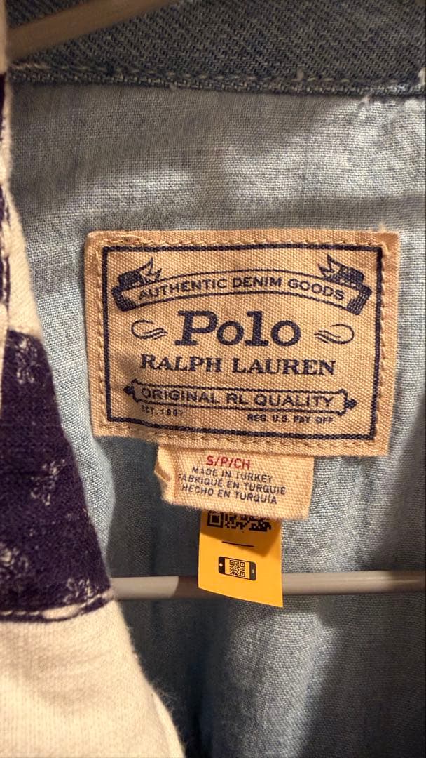 ポロラルフローレンPOLORALPHLAUREN パッチワーク デニムジャケット