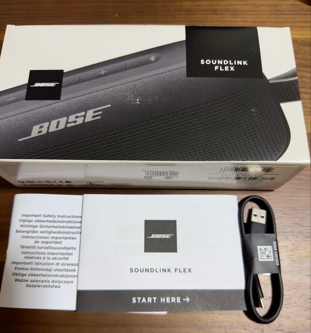 専用美品　Bose SoundLink Flex ワイヤレススピーカー　ブラック