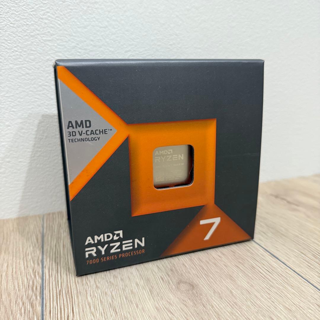 新品未開封品!国内代理店保証付き! AMD Ryzen7 7800X3D BOX