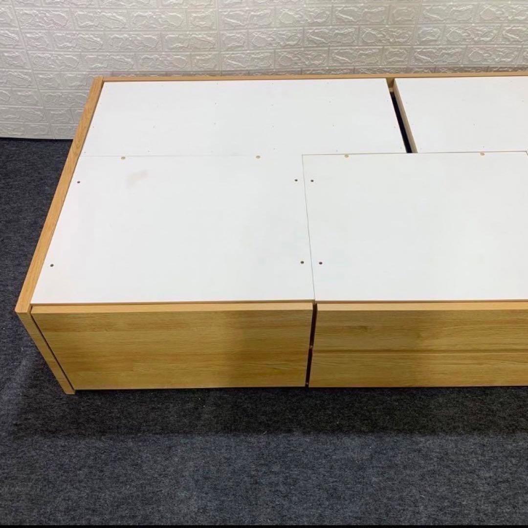 ニトリ ベッドフレーム ジオチェスト 収納 シングル 格安 d4212