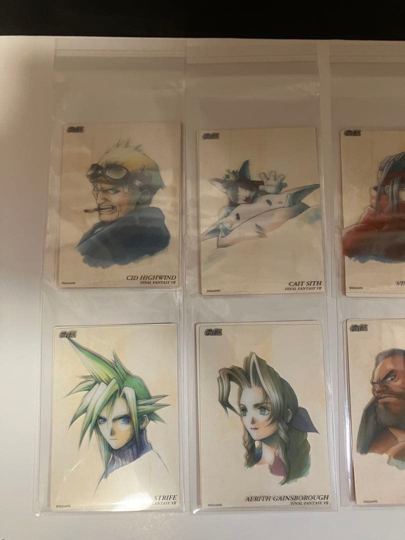 ファイナルファンタジーアートミュージアムCoca-ColaEdition18枚