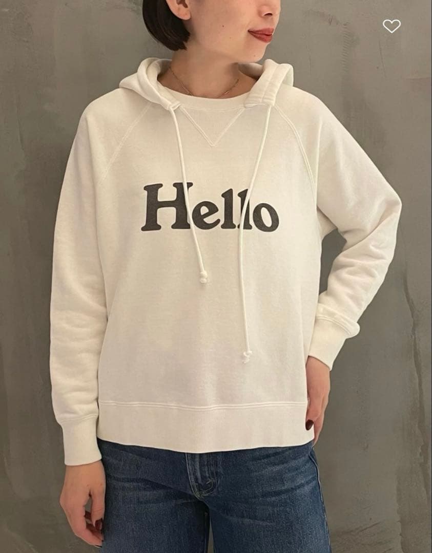 新品　＜MADISONBLUE＞HELLO フーディ　ホワイト