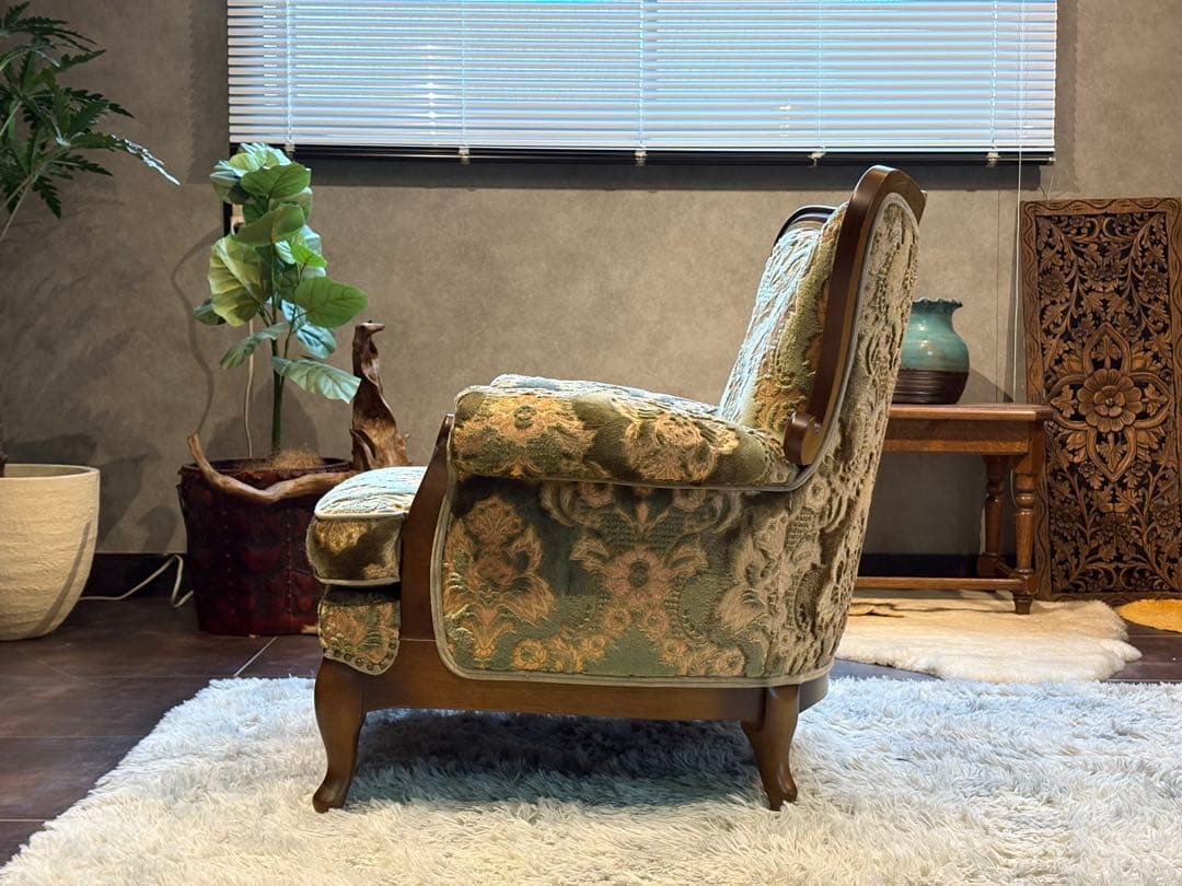 ① Wade様　マルニ木工 ビンテージソファ　1Pソファ　クラシック　SG