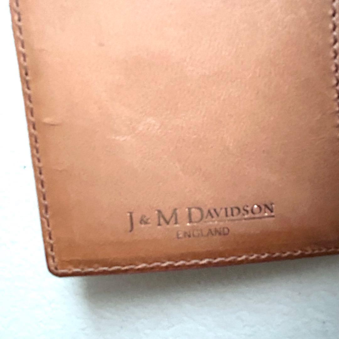 未使用　J&M デビッドソン 名刺入れ　カードケース　クロコ型押し