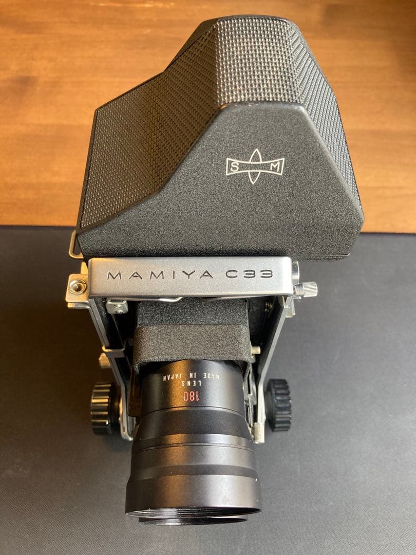 Mamiya C33 二眼レフカメラ 180mmレンズ付き 動作品　実写済み
