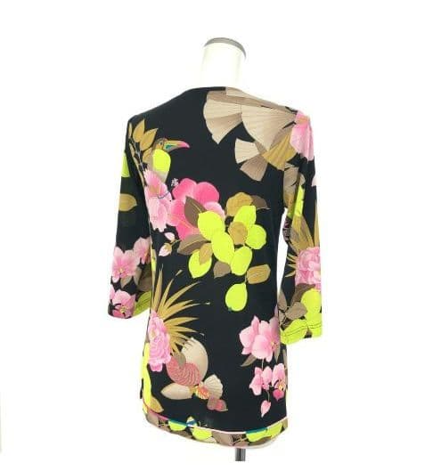 LEONARD SPORT レオナールスポーツ 七分袖カットソー 42 黒