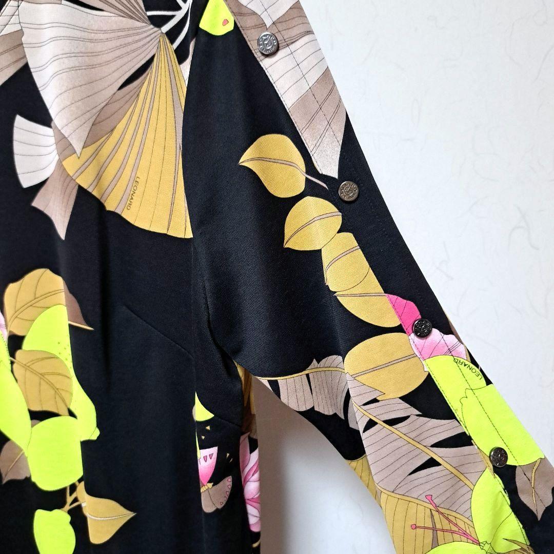 LEONARD SPORT レオナールスポーツ 七分袖カットソー 42 黒