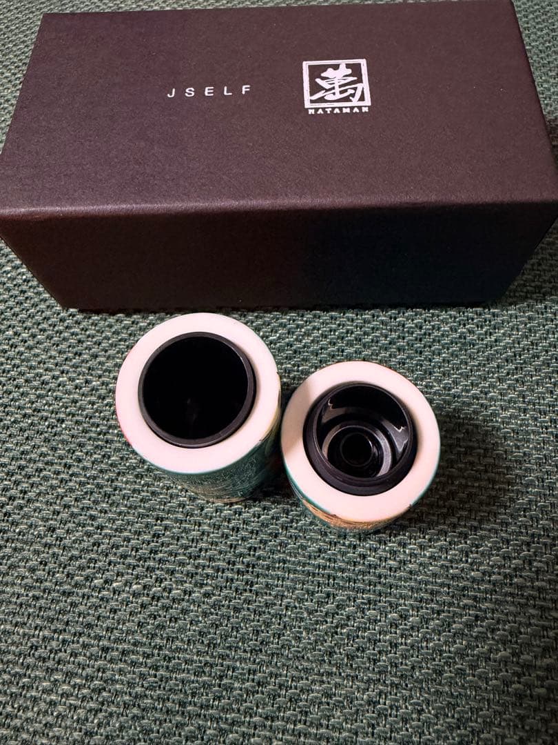 JSELF × 畑萬陶苑 鍋島 緑濃橘文 Lipstick Case