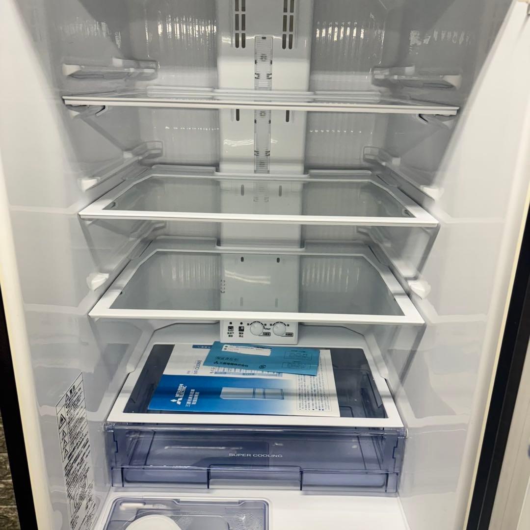 503 三菱　大型冷蔵庫　300L 以上　小型　家庭用　自動製氷　ブラウンカラー