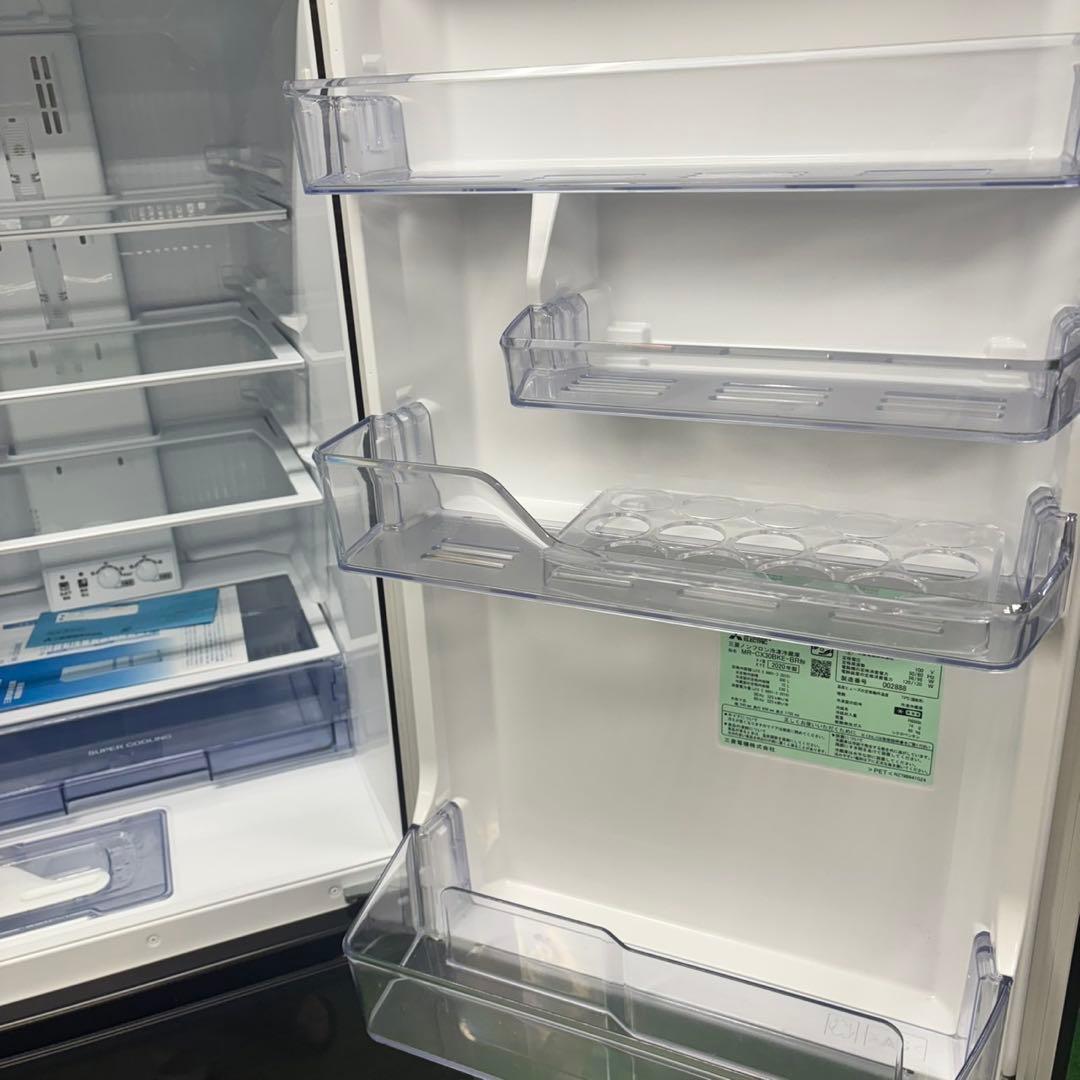 503 三菱　大型冷蔵庫　300L 以上　小型　家庭用　自動製氷　ブラウンカラー