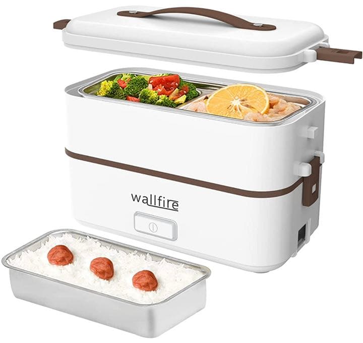 2段式炊飯器 超高速弁当箱炊飯器 おかずとお米同時料理 蒸し料理 炊き 温め