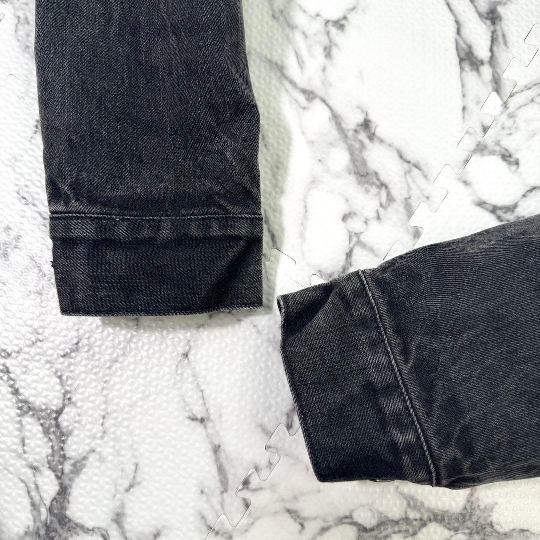 極美品◎RRL グリズリージャケット　デニム×ボア　異素材切り替え　希少モデル