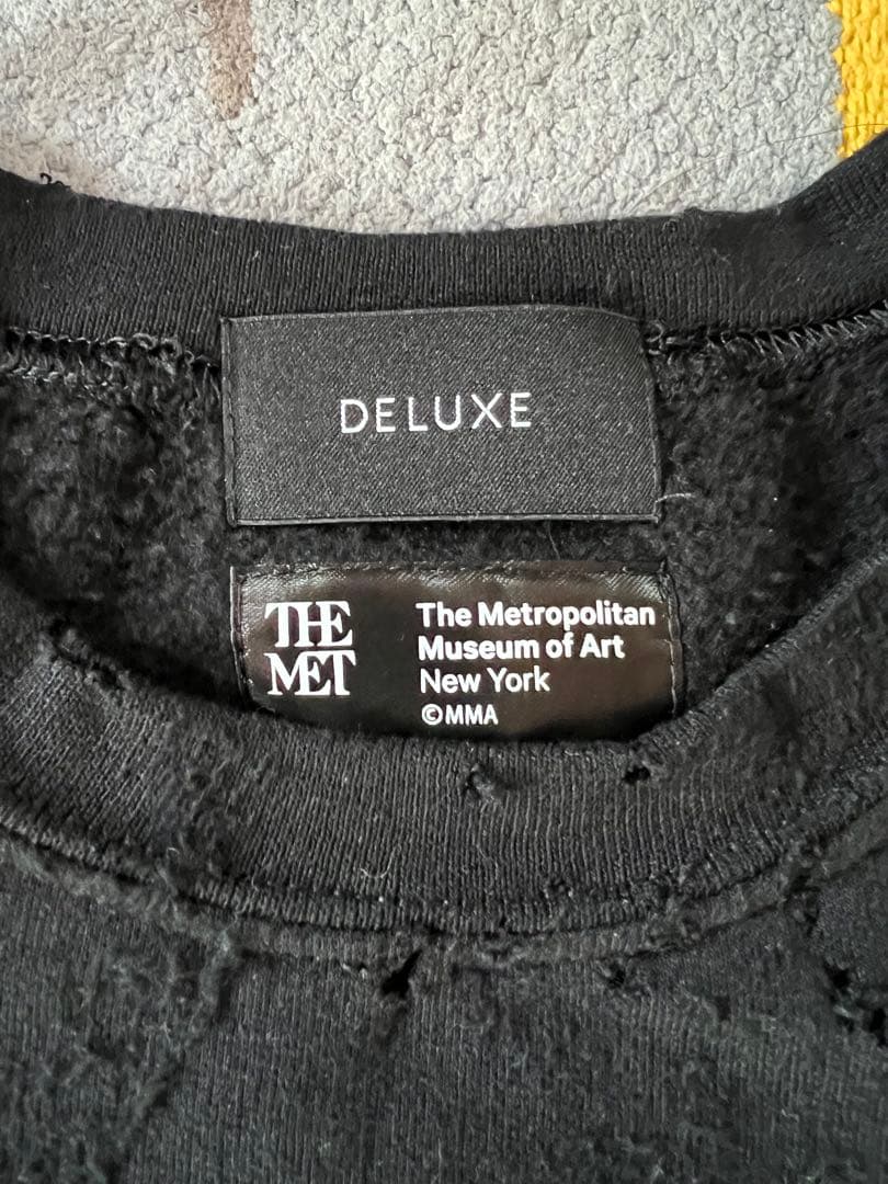 DELUXE ブラック加工スウェットXLサイズtatooyamada ren