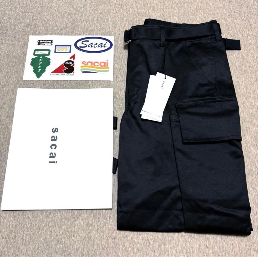 【コリラ】sacai CottonChinoPants ブラック チノパン