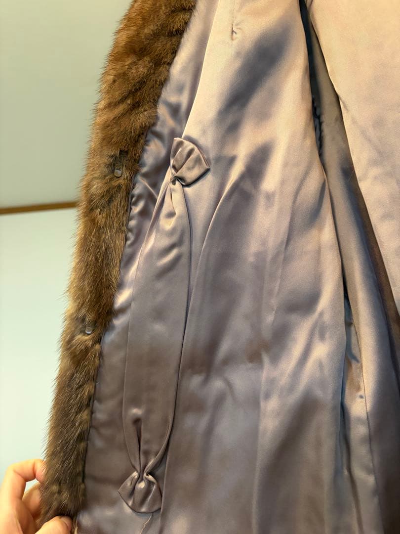 サガミンク Belle Vison ファーコート 銀タグ