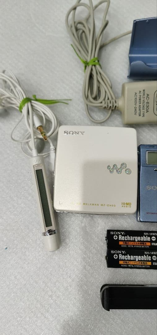 SONY MD WALKMAN MZ-R910 ブルー MZ-EH50 ホワイト